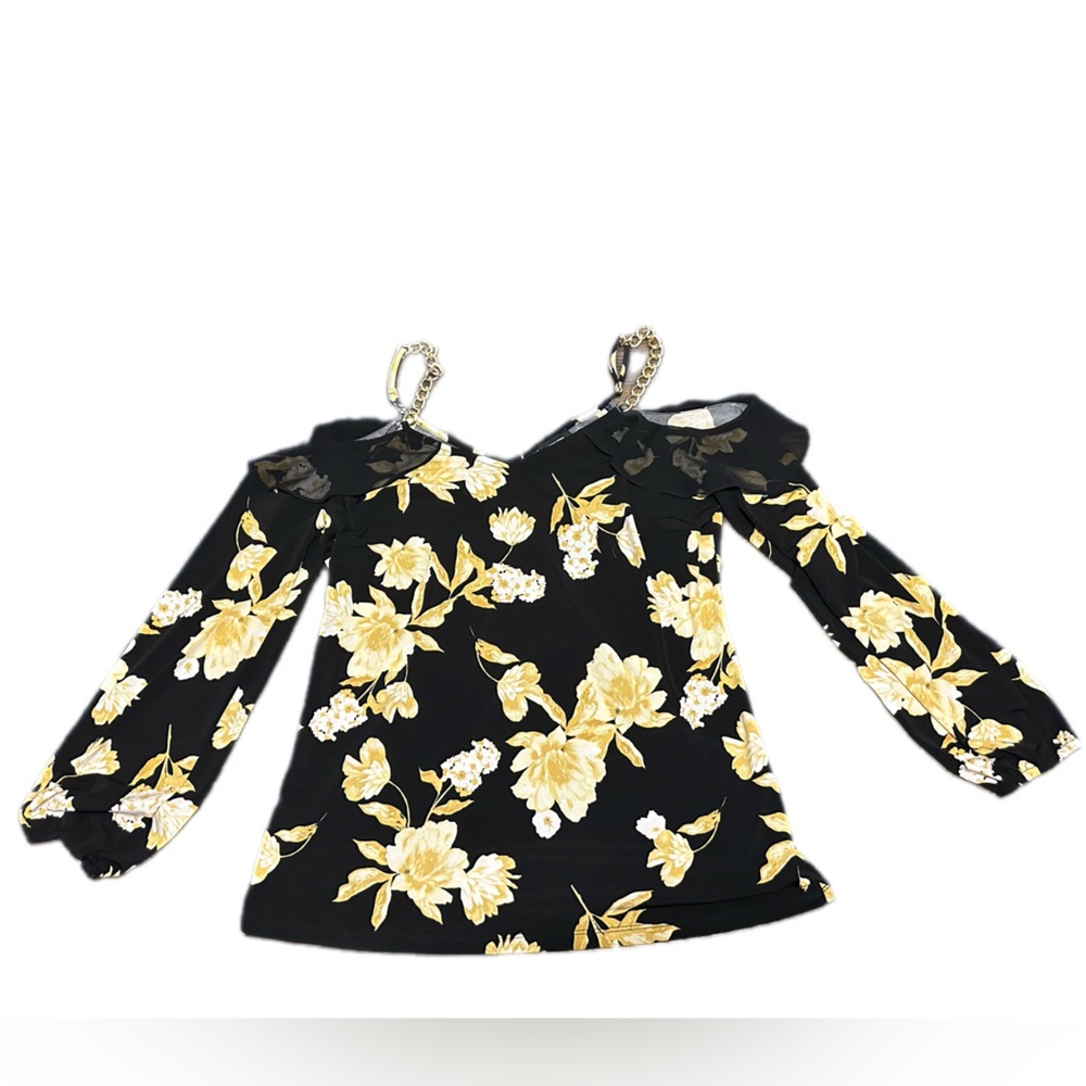 INC International Concepts cold shoulder with chain link straps‎
